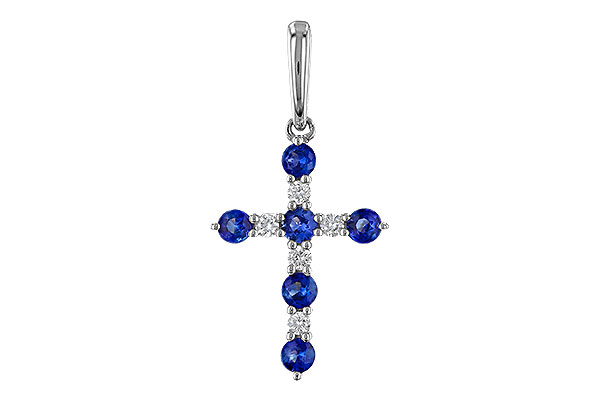 K292-75011: PENDANT .34 TW SAPP .42 TGW