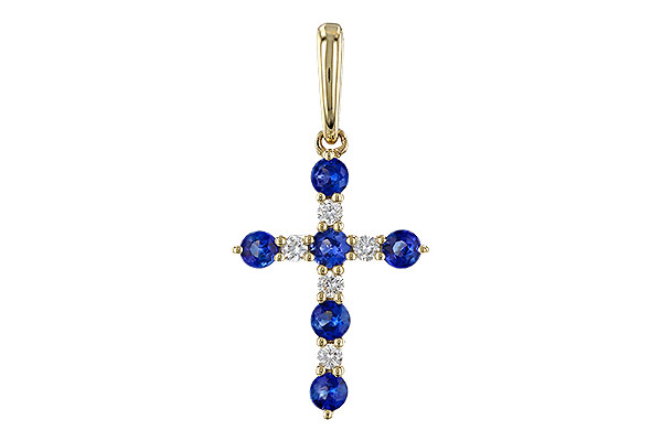 K292-75011: PENDANT .34 TW SAPP .42 TGW