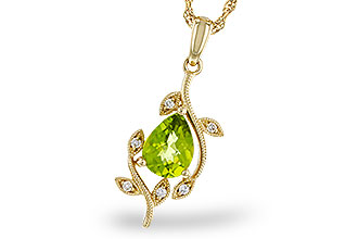 K292-75947: NECKLACE 1.16 PERIDOT 1.21 TGW (8x6MM PER)