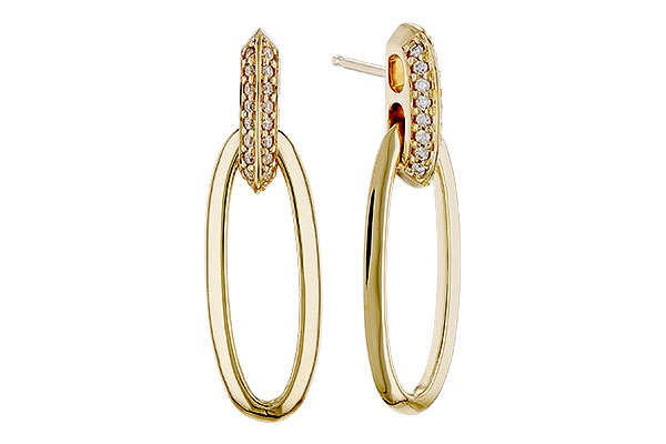 K292-76820: EARRINGS .15 TW