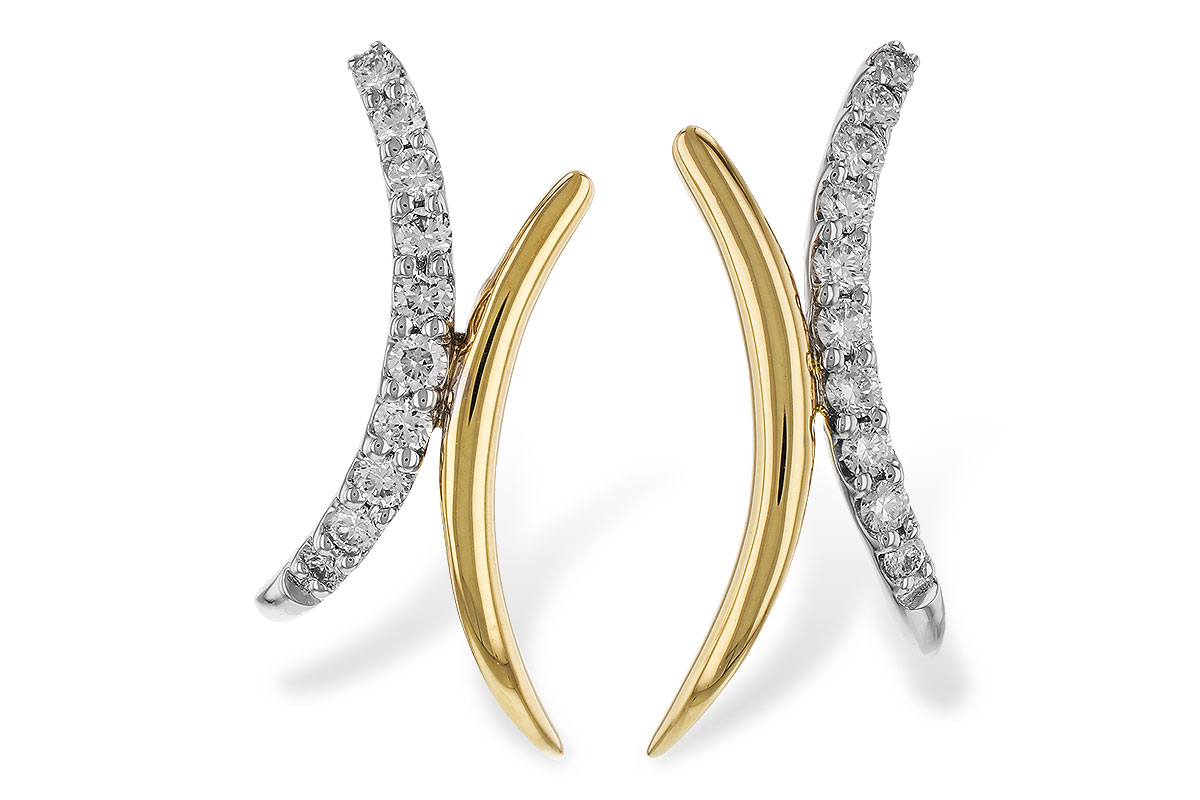 K292-77792: EARRINGS .15 TW