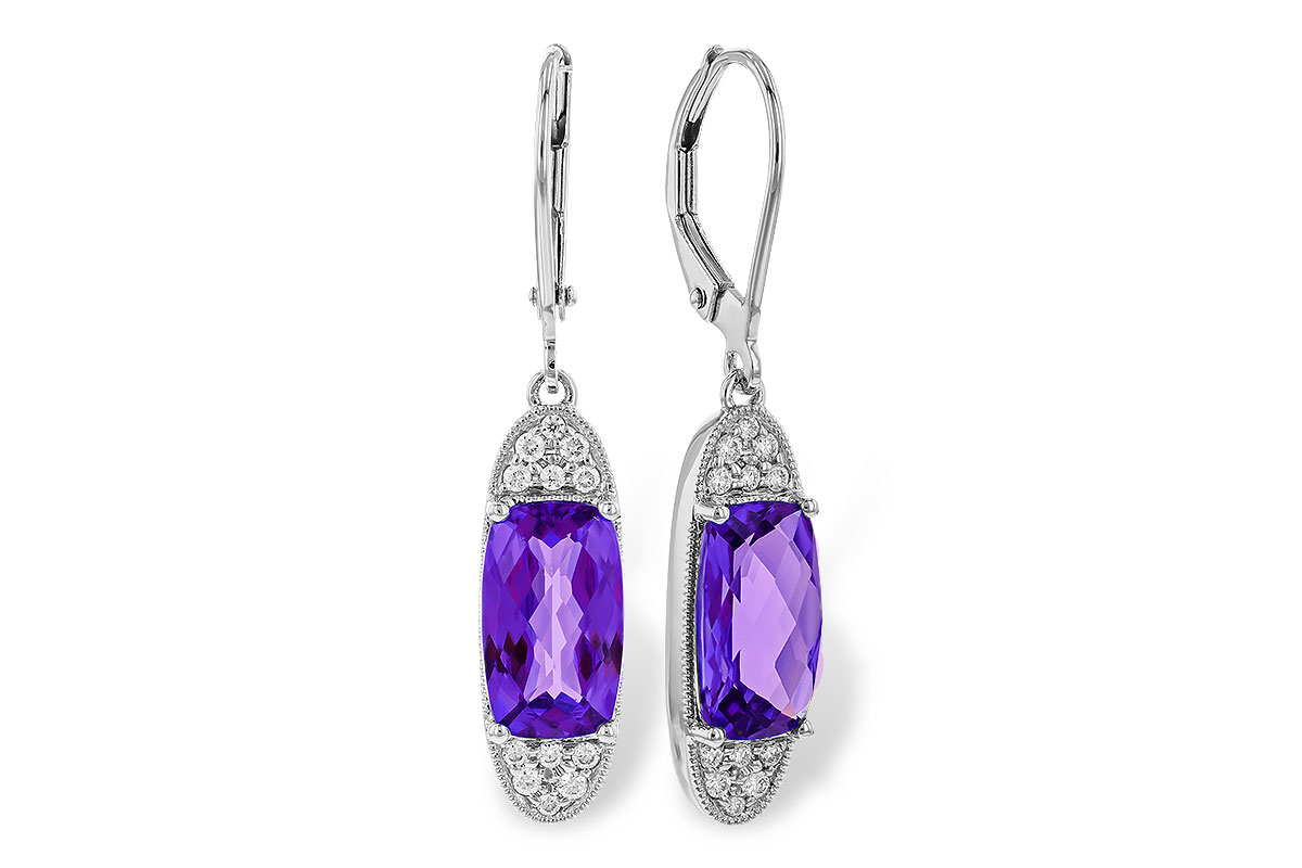K292-77811: EARR 3.20 TW AMETHYST 3.36 TGW