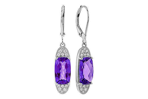 K292-77811: EARR 3.20 TW AMETHYST 3.36 TGW