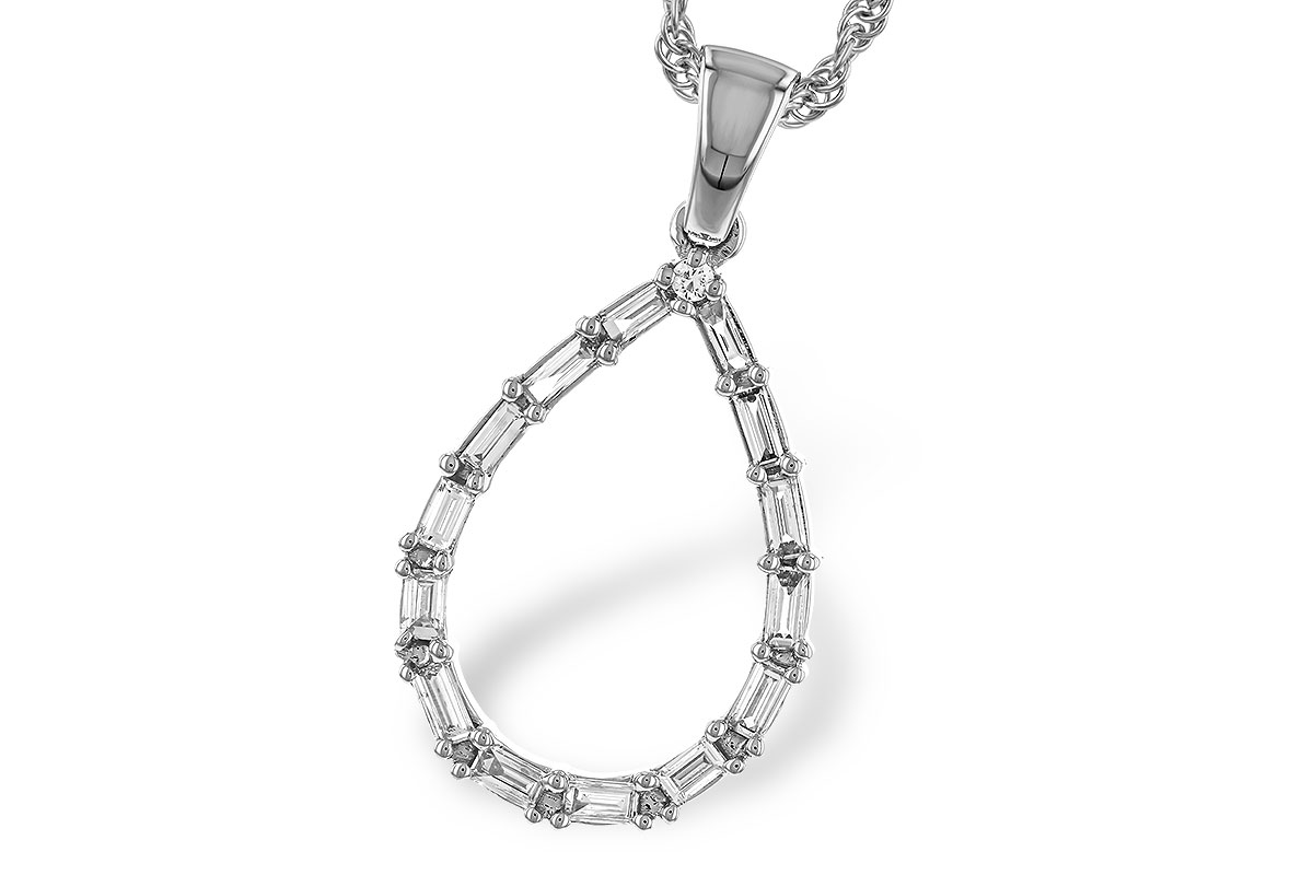 K292-78656: NECKLACE .27 BAG .28 TW