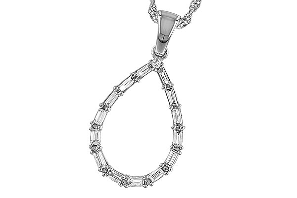 K292-78656: NECKLACE .27 BAG .28 TW