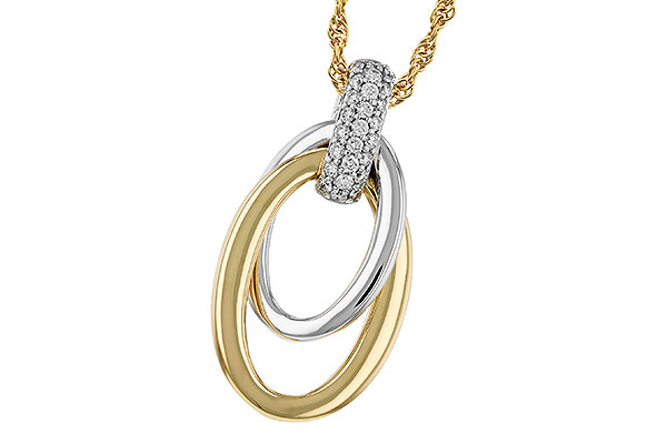 K292-81365: NECKLACE .15 TW