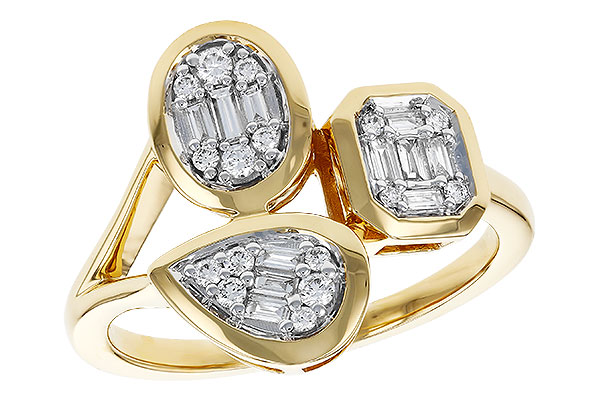 K292-81420: LDS DIA RG .12 TW BAGUETTE .25 TW