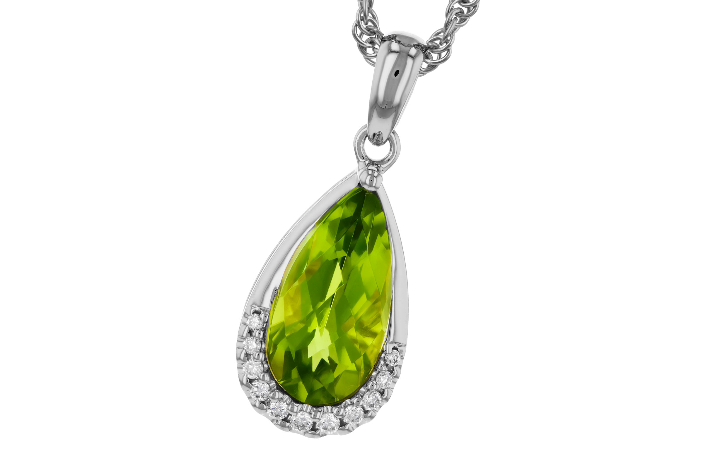 K293-65920: NECK 1.94 PERIDOT 2.00 TGW (12x6MM PS)