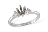 L023-66829: LDS SEMI DIA RING .14 TW