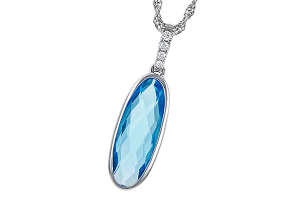 L290-94147: NECK 1.90 BLUE TOPAZ 1.93 TGW