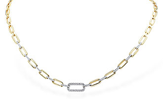 L291-85938: NECKLACE .58 TW