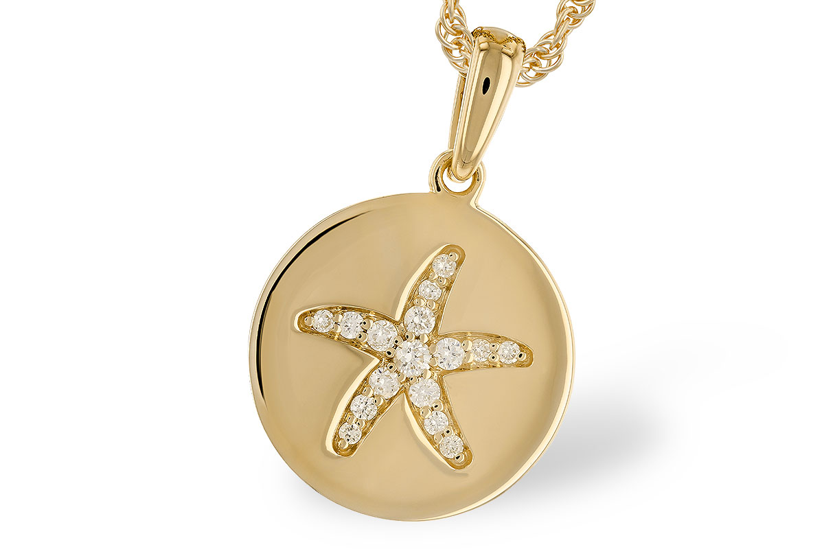 L291-87747: NECKLACE .11 TW