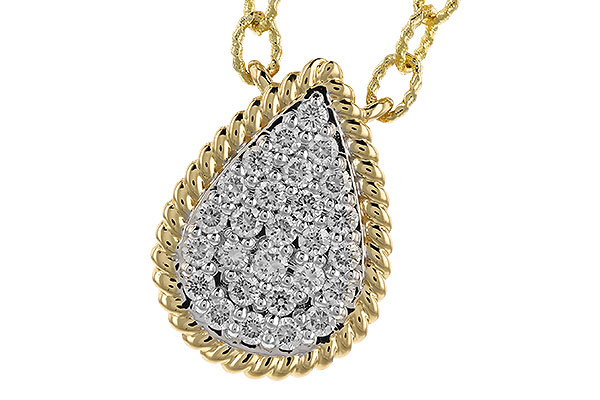 L291-89592: NECKLACE .32 TW (18")