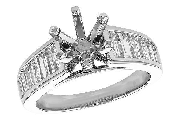 L291-90529: LDS SEMI DIA RG 1.22 TW BAGUETTES