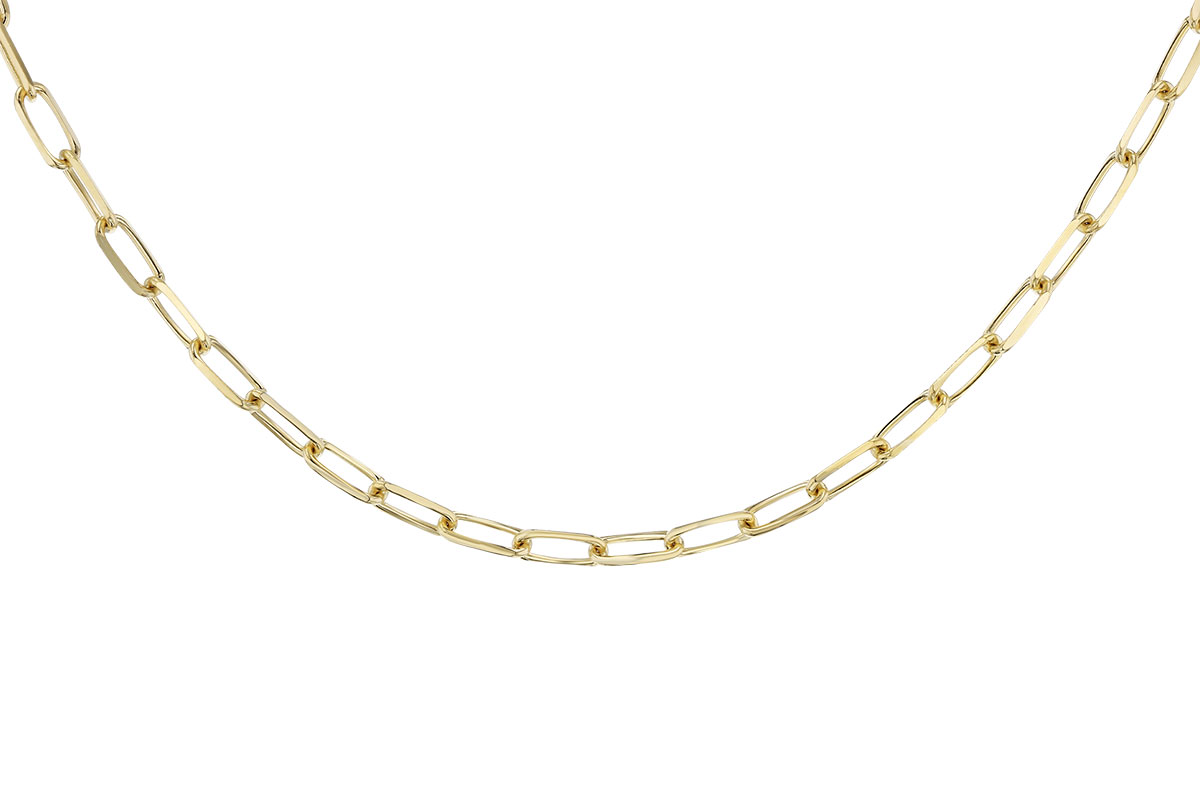 L292-73183: PAPERCLIP LG (7IN, 4.0MM, 14KT, LOBSTER CLASP)