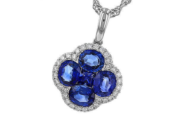 L292-74174: NECKLACE 1.72 SAPPHIRE 1.87 TGW