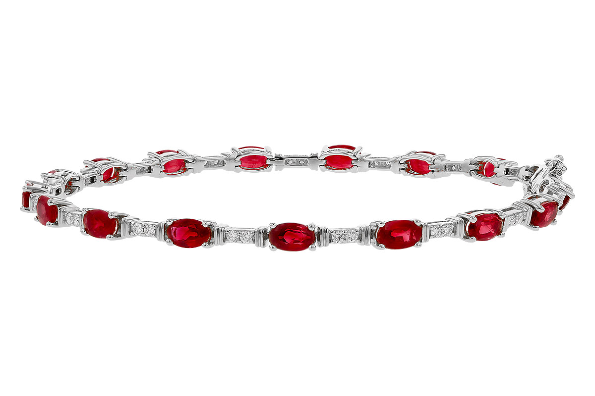 L292-75083: BRACELET 4.65 RUBY 4.97 TGW (7")
