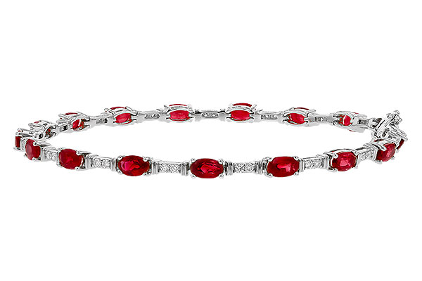 L292-75083: BRACELET 4.65 RUBY 4.97 TGW (7")