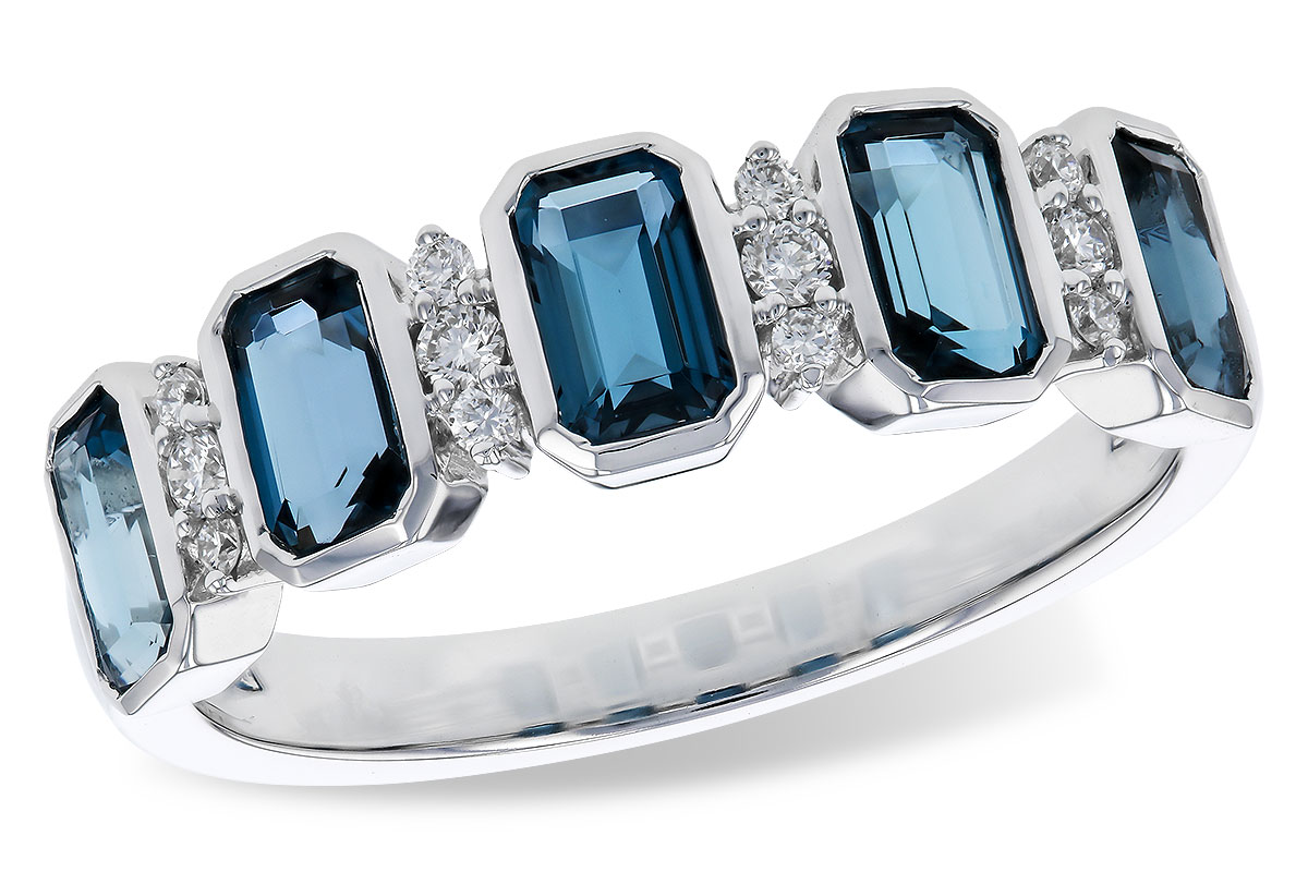 L292-75938: LDS RG 1.46 TW LONDON BLUE TOPAZ 1.58 TGW