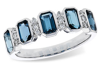 L292-75938: LDS RG 1.46 TW LONDON BLUE TOPAZ 1.58 TGW