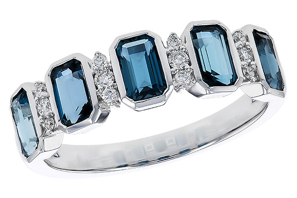 L292-75938: LDS RG 1.46 TW LONDON BLUE TOPAZ 1.58 TGW
