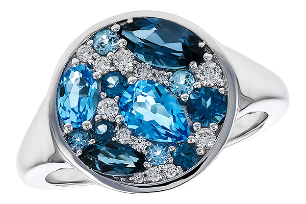 L292-76847: LDS RG 1.80 TW BLUE TOPAZ 1.96 TGW