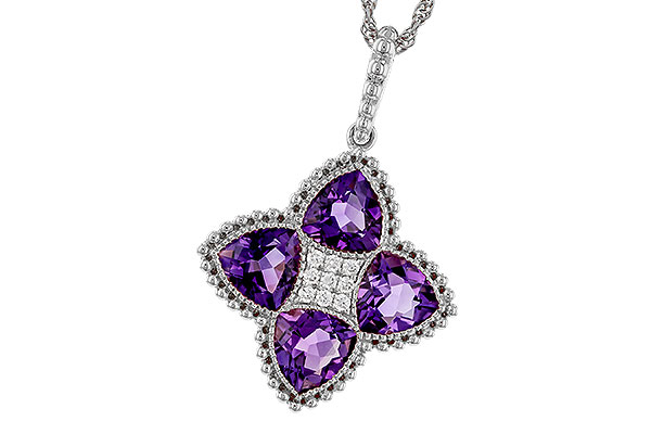 L292-77729: NECKLACE 2.22 AMETHYST 2.28 TGW