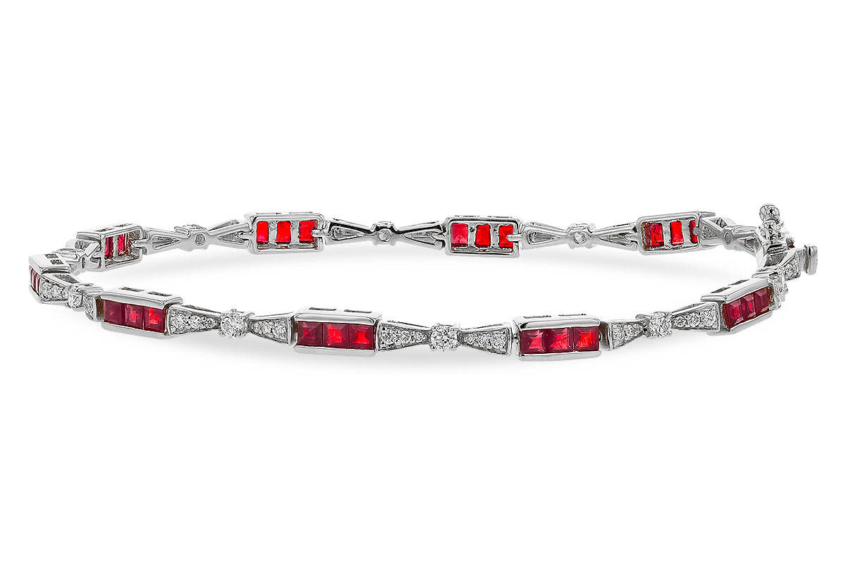 L292-78674: BRACELET 2.05 RUBY 2.70 TGW (7")