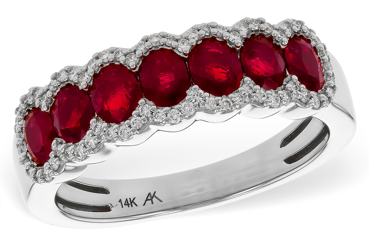 L292-80465: LDS WED RG 1.40 TW RUBY 1.57 TGW