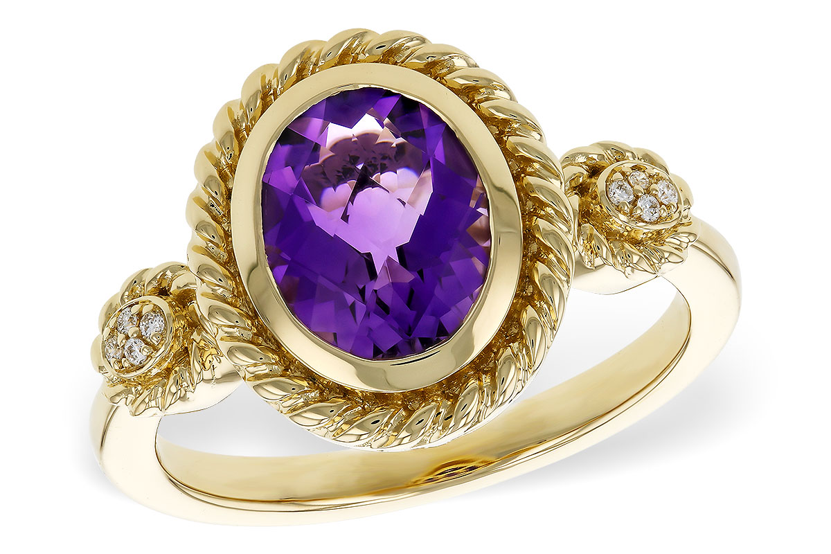 L292-81392: LDS RG 1.38 AMETHYST 1.40 TGW (9x7MM AMY)