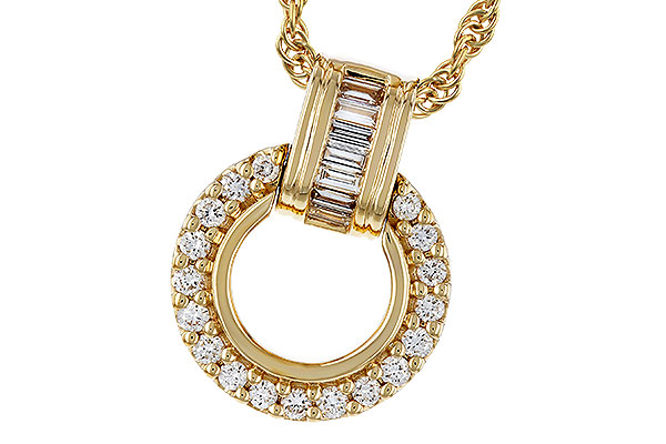 L292-81447: NECKLACE .12 BAG .33 TW
