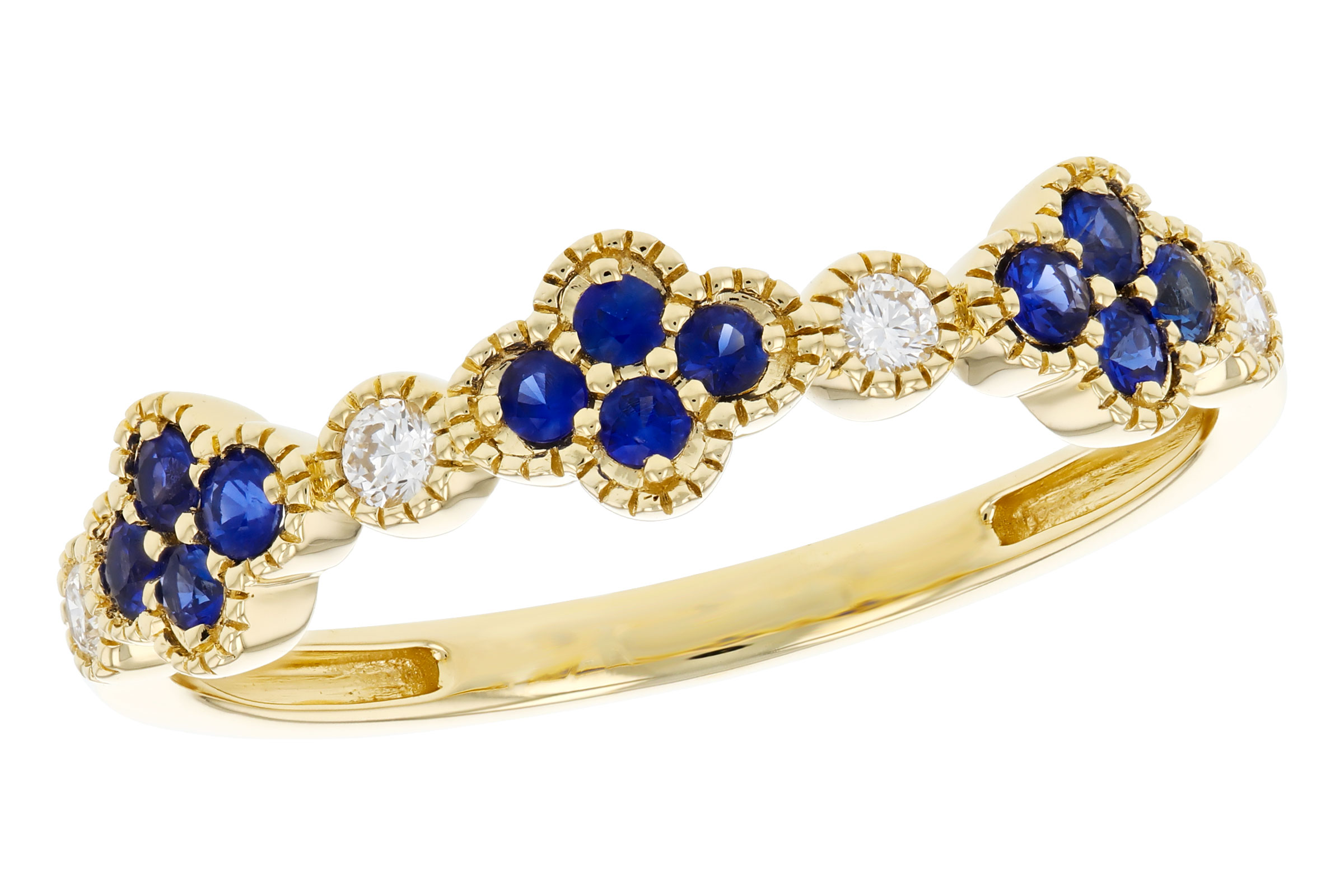 L293-66838: LDS WED RG .23 TW SAPPHIRE .31 TGW