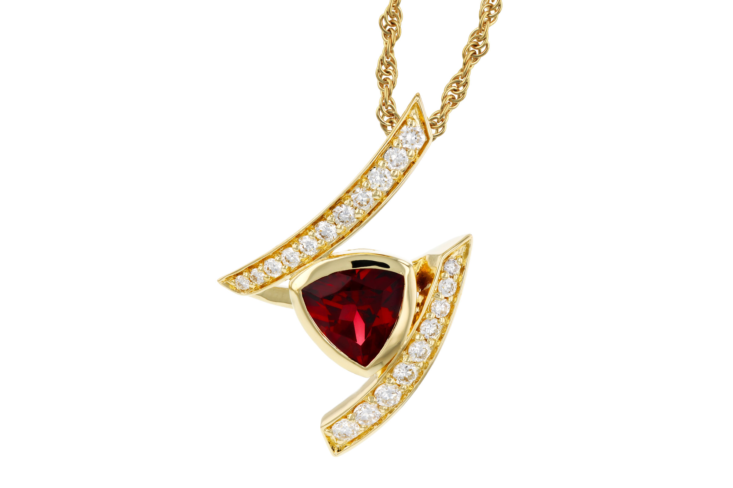 L293-66865: NECKLACE .84 GARNET 1.03 TGW (6MM GAR)