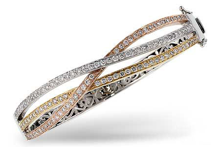 M018-19610: BANGLE BRACELET 2.00 TW
