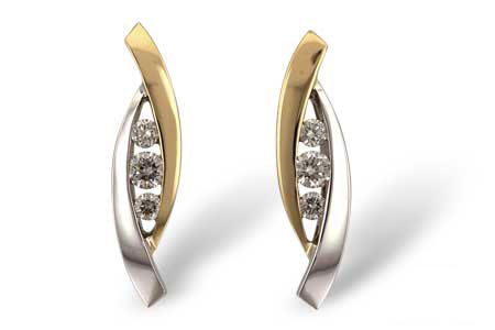 M018-25938: EARRINGS .27 TW