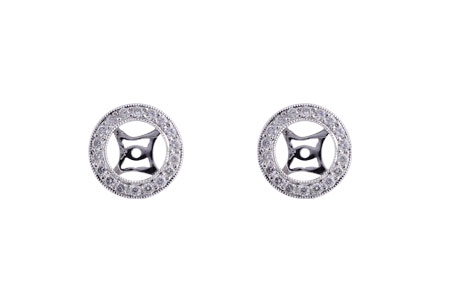 M201-87747: EARRING JACKET .32 TW (FOR 1.50-2.00 CT TW STUDS)