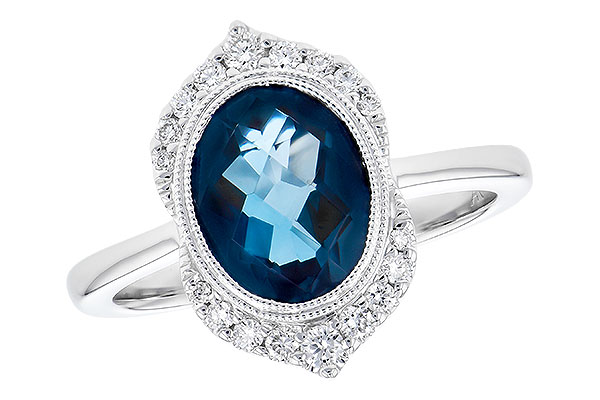 M290-98692: LDS RG 1.86 LONDON BLUE TOPAZ 2.00 TGW