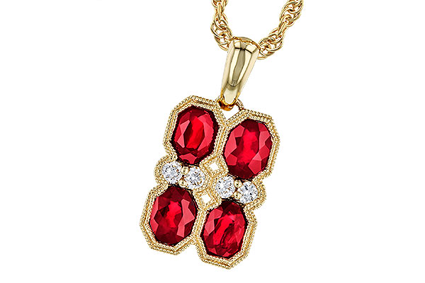 M291-84138: NECK 1.70 RUBY 1.82 TGW