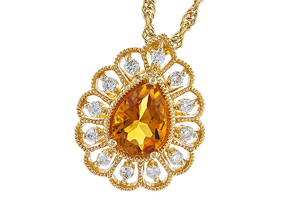 M291-85074: NECK .62 CITRINE .75 TGW