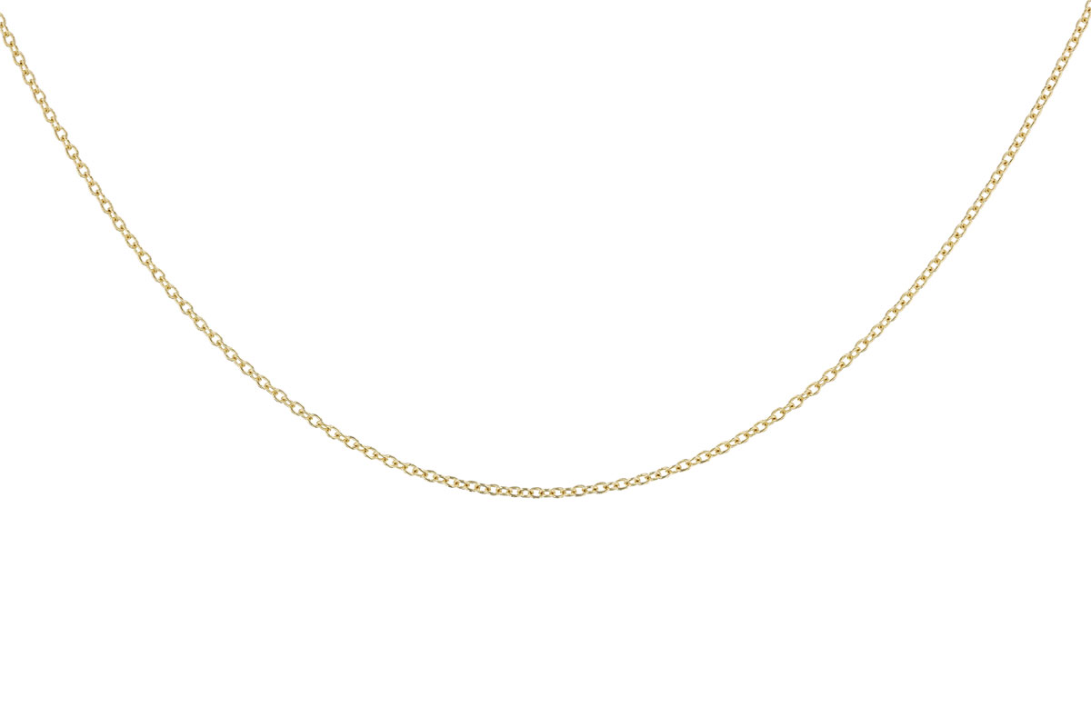 M291-88665: CABLE CHAIN (18IN, 1.3MM, 14KT, LOBSTER CLASP)