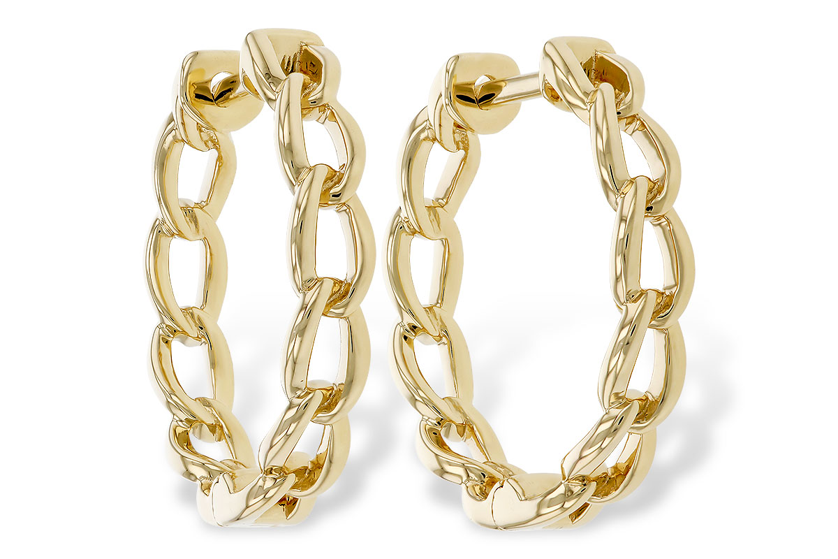 M292-74138: GOLD EARRINGS (18MM)
