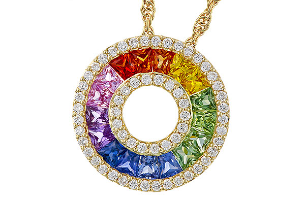 M292-75938: NECK 1.53 MULTI-COLOR SAPP 1.82 TGW