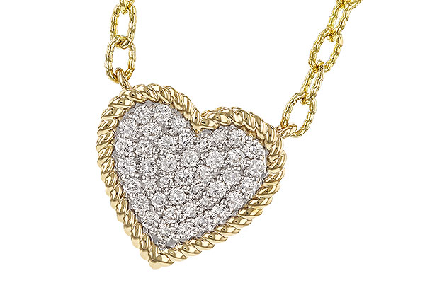 M292-78647: NECKLACE .32 TW (18")