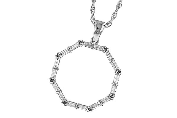M292-78656: NECKLACE .35 TW BAG DIAS