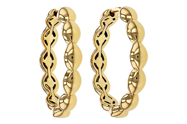 M292-80465: GOLD EARRINGS (21MM)