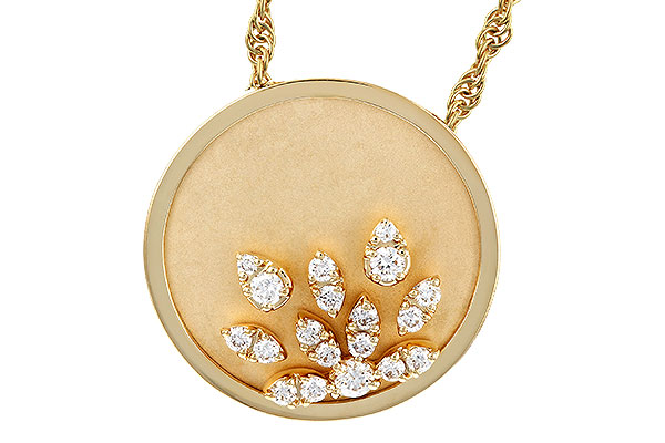 M292-80492: NECKLACE .15 TW