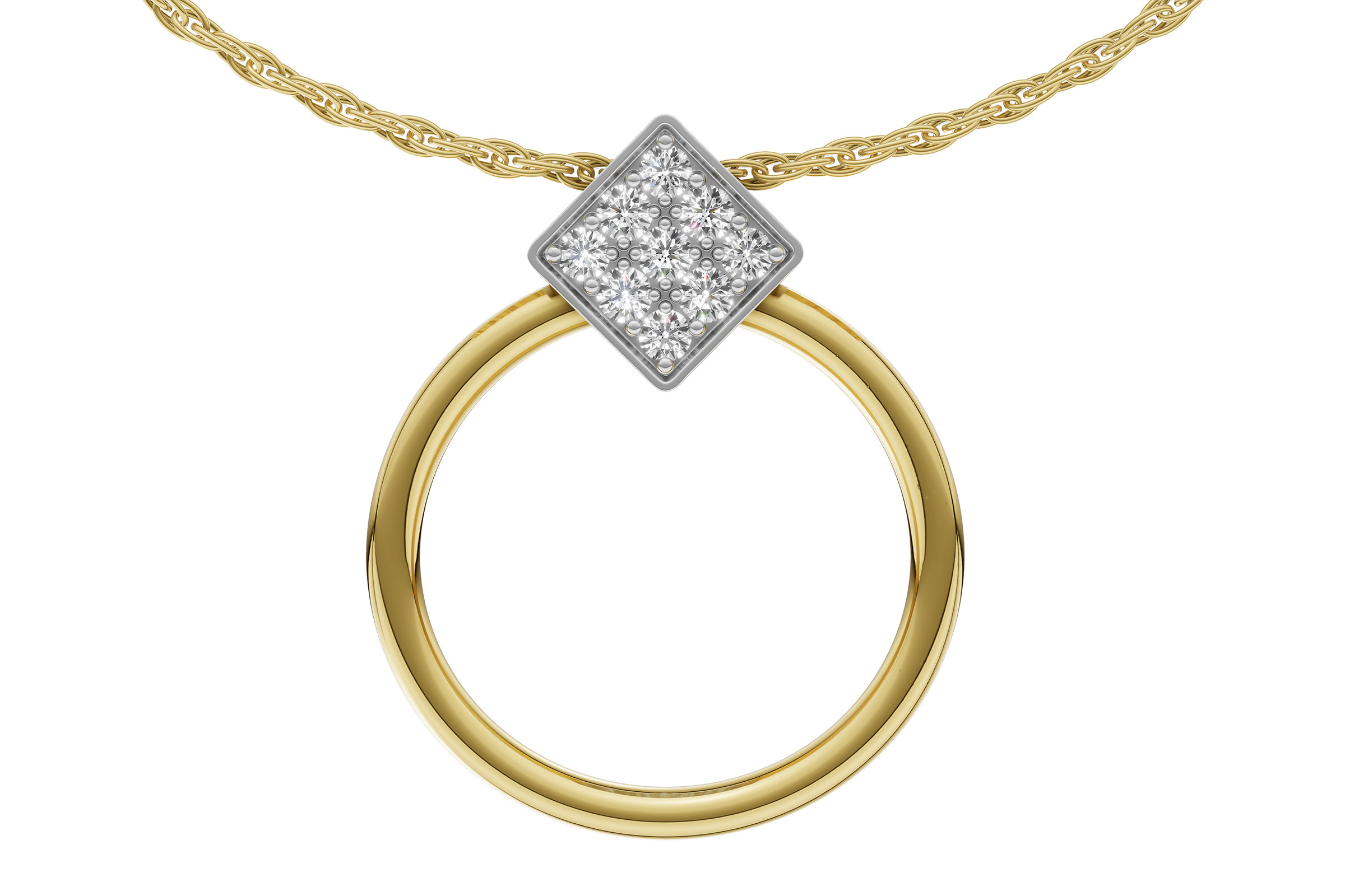 M293-65029: NECKLACE .25 TW