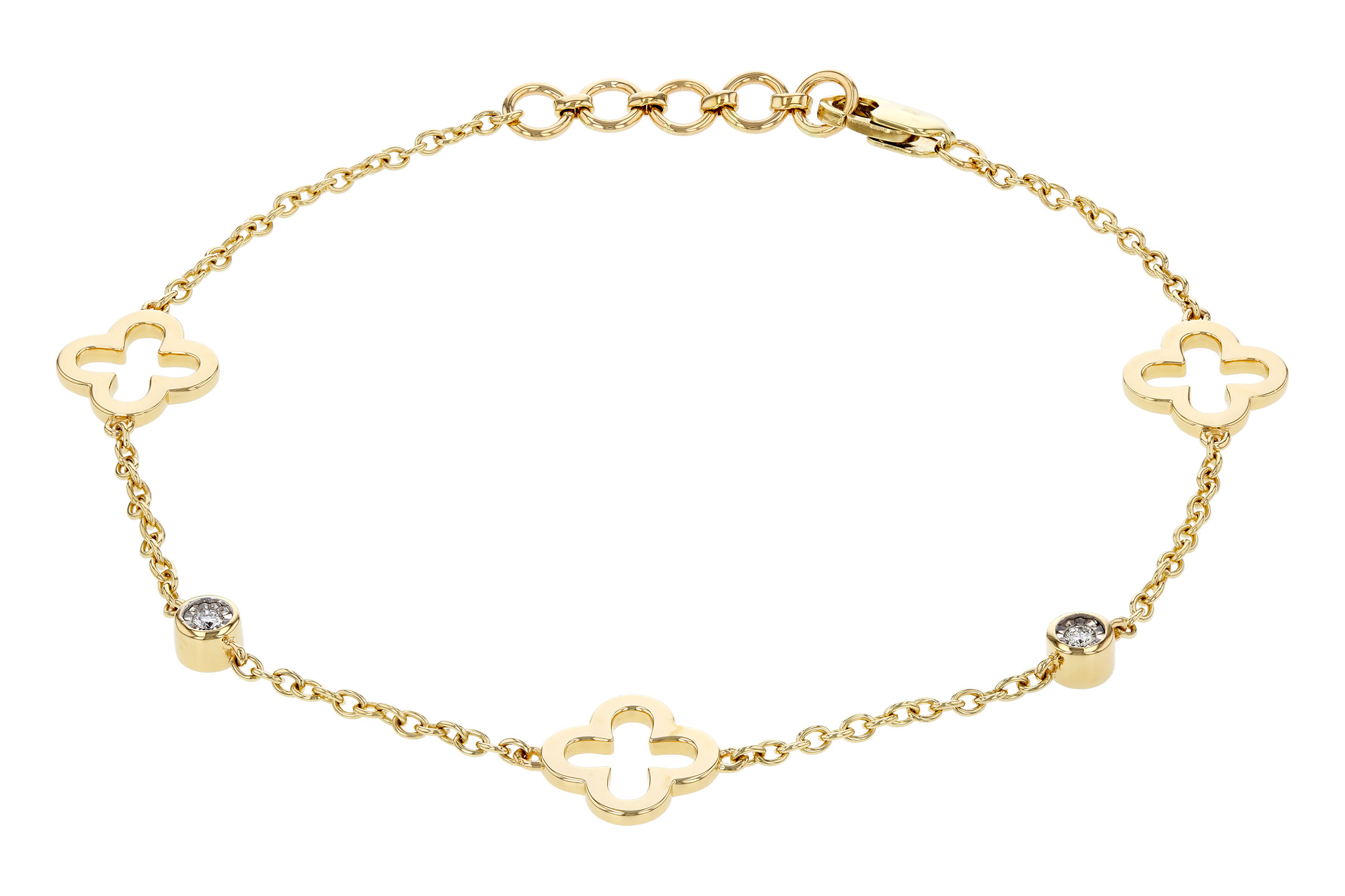M293-65047: BRACELET .06 TW (7.25")